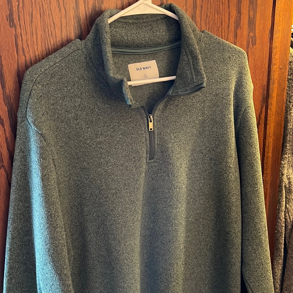 Quarter zip sweater